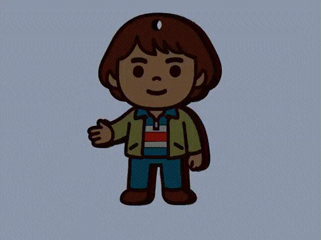 Stranger Things Mike Wheeler - Keychain