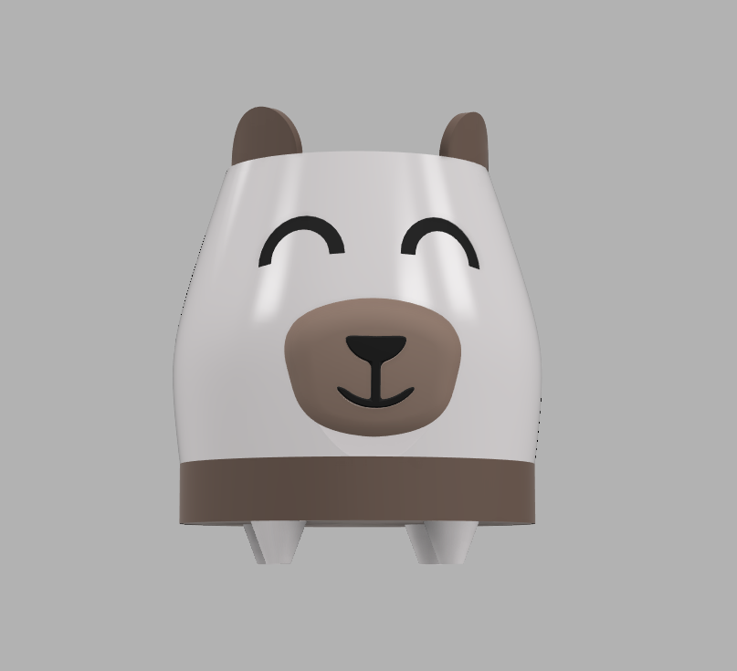 Bear Plant Pot with Base