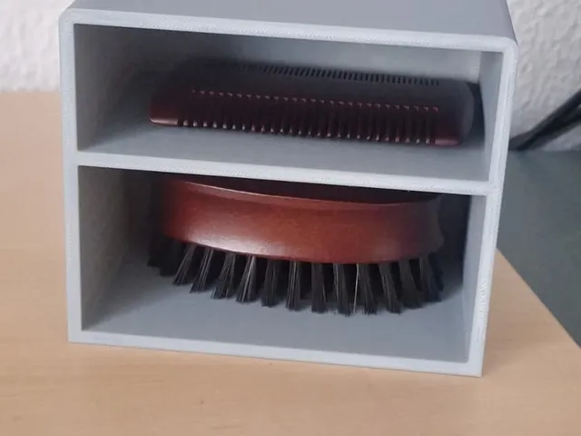 Shelf for parsa beard comb and brush