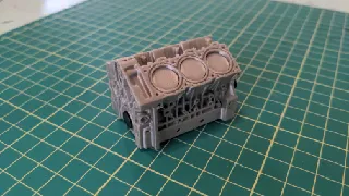 45% Scale Working V6 Engine