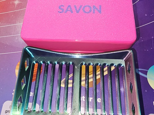 Boite a savon avec ou sans texte- Soap box with and whithout french text