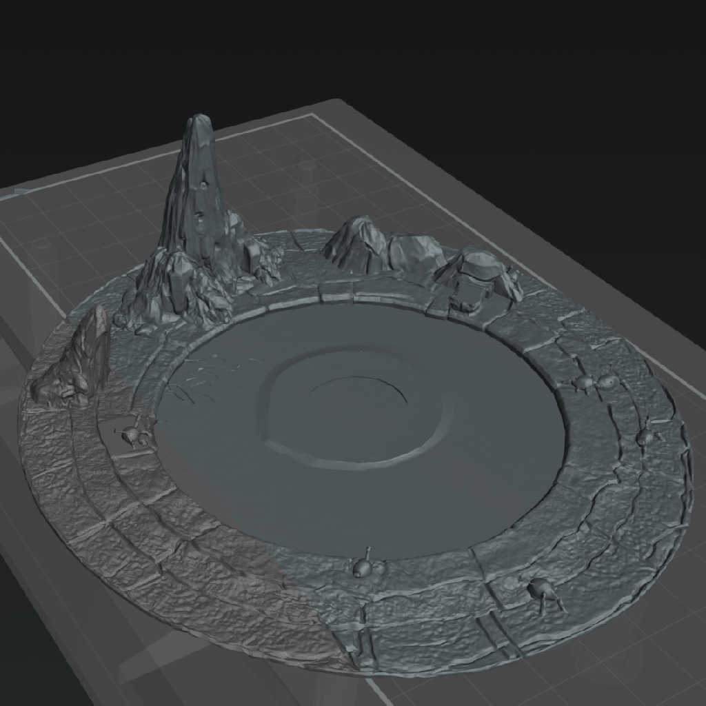 Sunken Lens Terrain - The Eightpints The Chamuscado Glass Wastes
