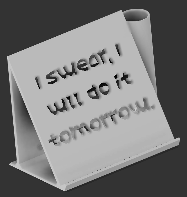 Sticky notes and pen holder Variations