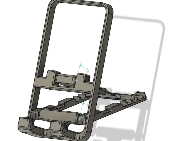 Print in place phone stand-Slightly improved