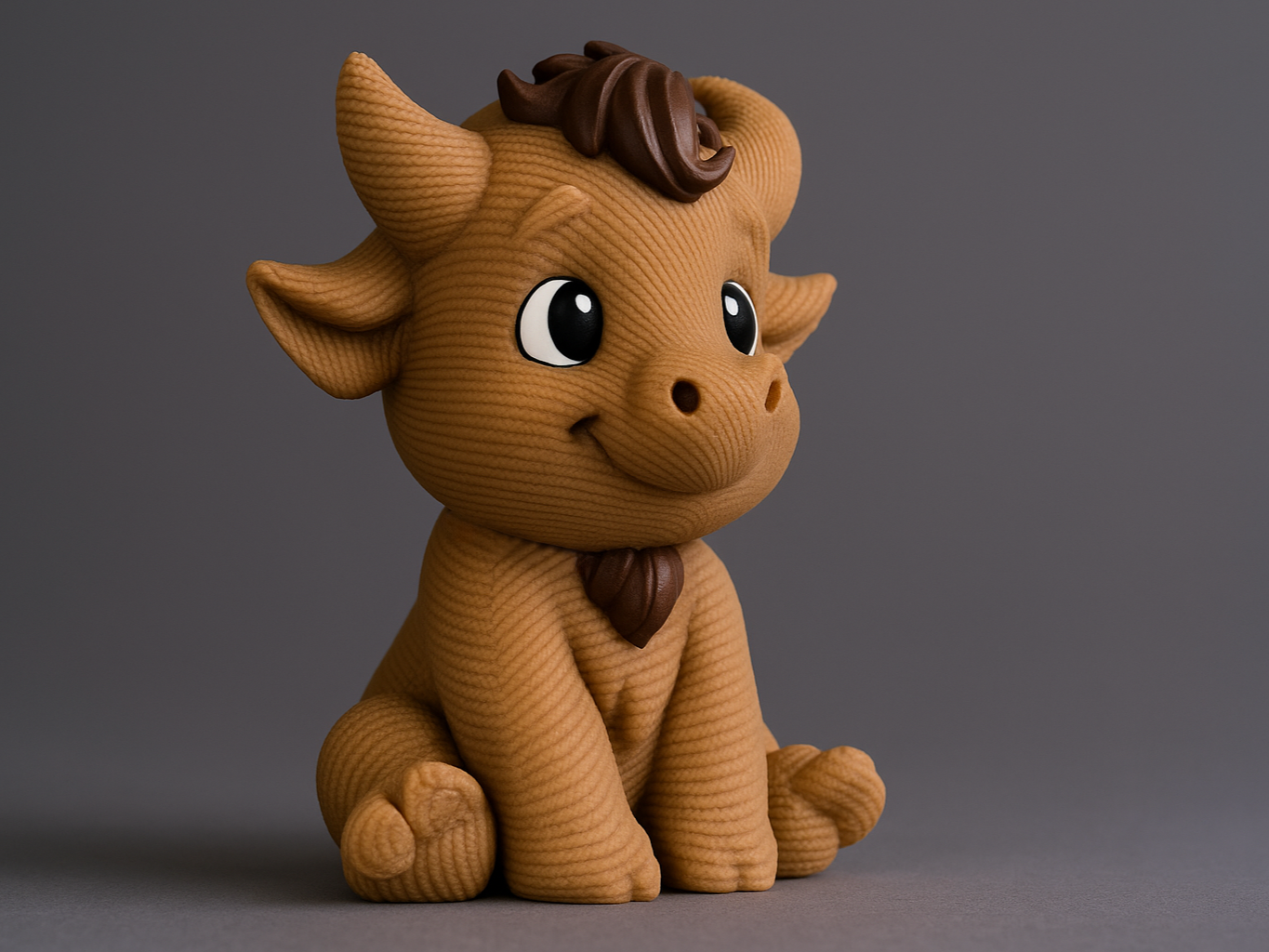 Knitted Minotaur - Cute Creature - Greek mythology