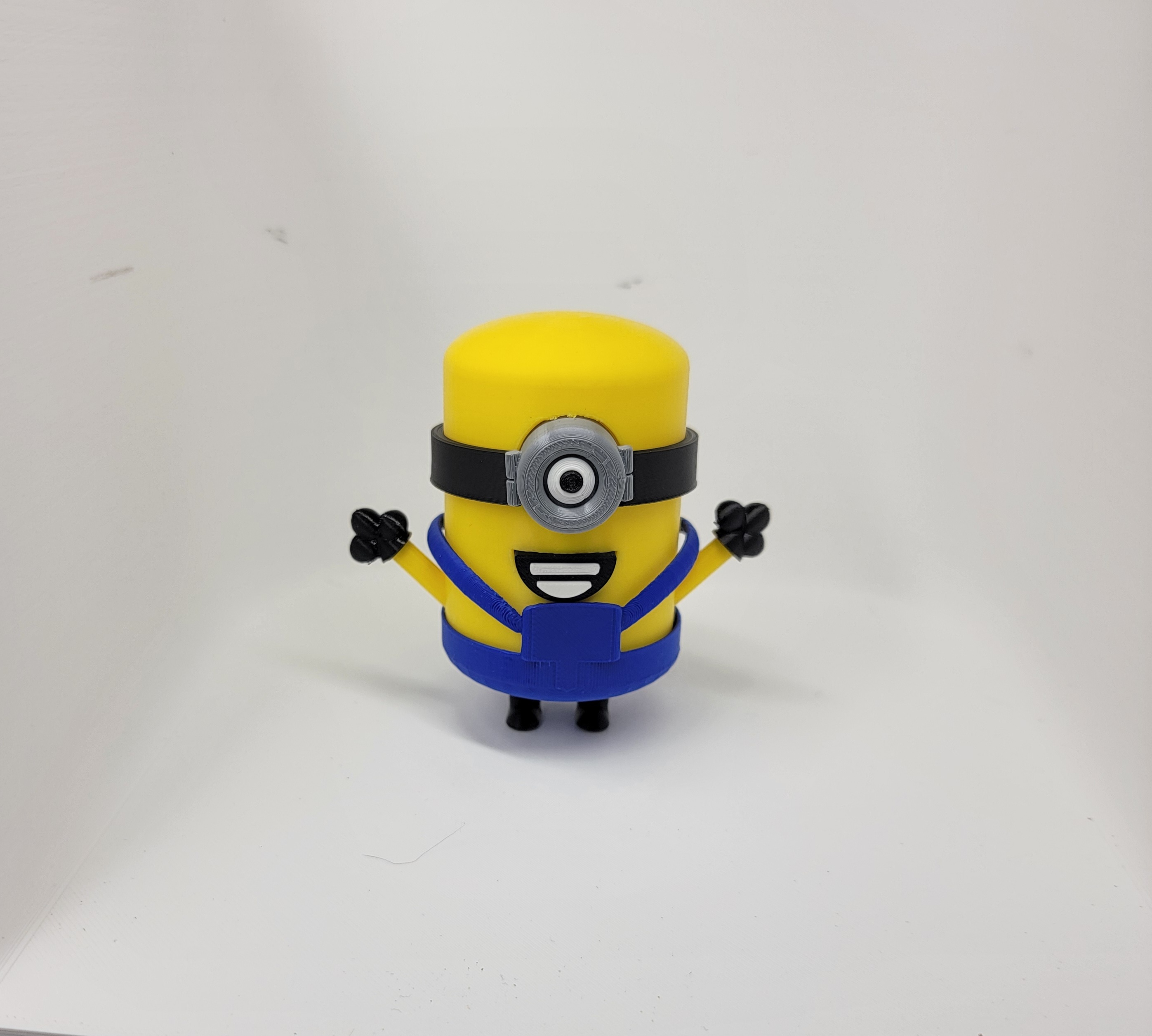 Minion Inspired Figure Display – Multi-Color Print Without AMS/MMU – Desk Decor