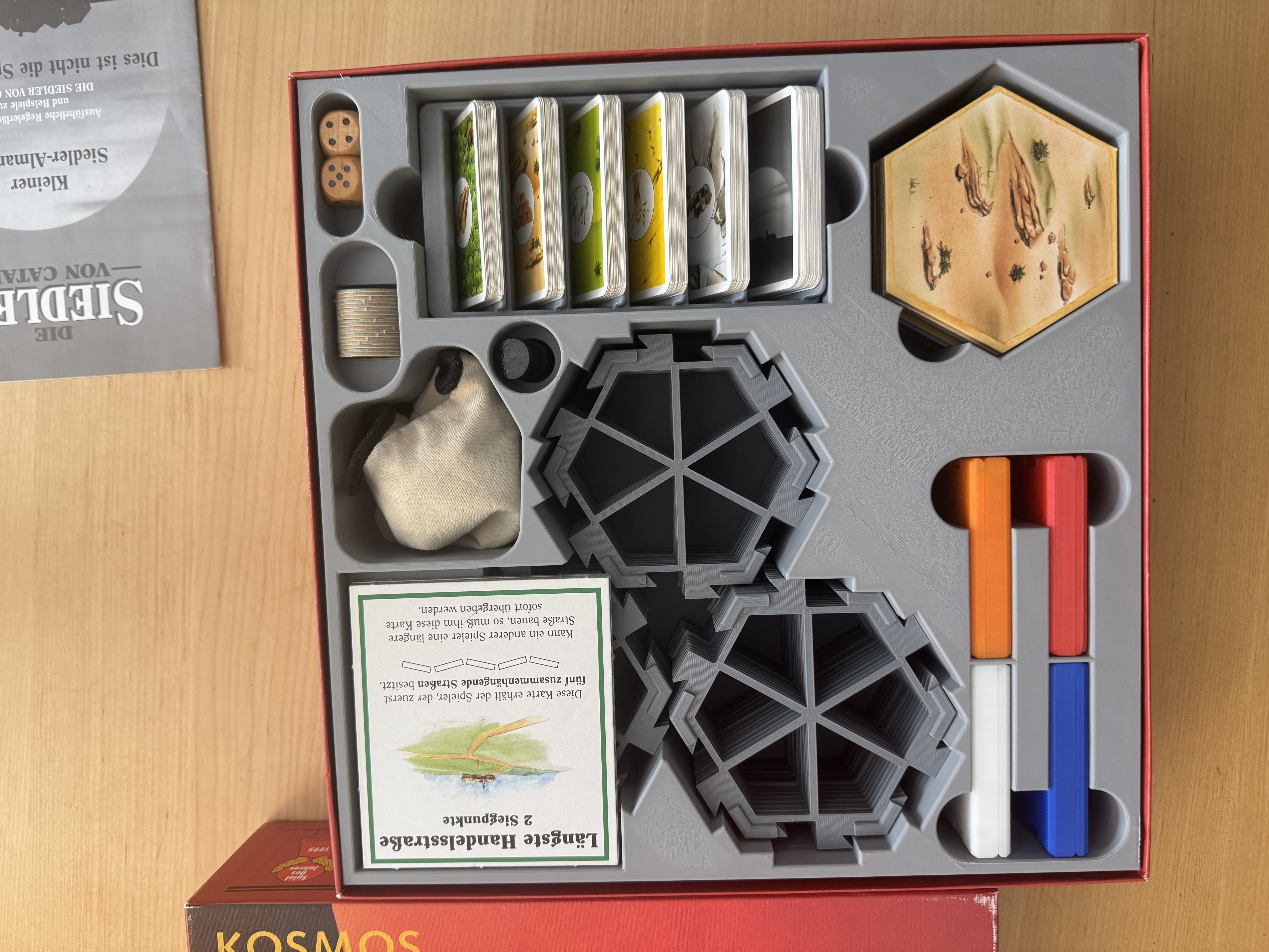 Catan box insert - German edition (Box-Einsatz für Siedler von Catan)