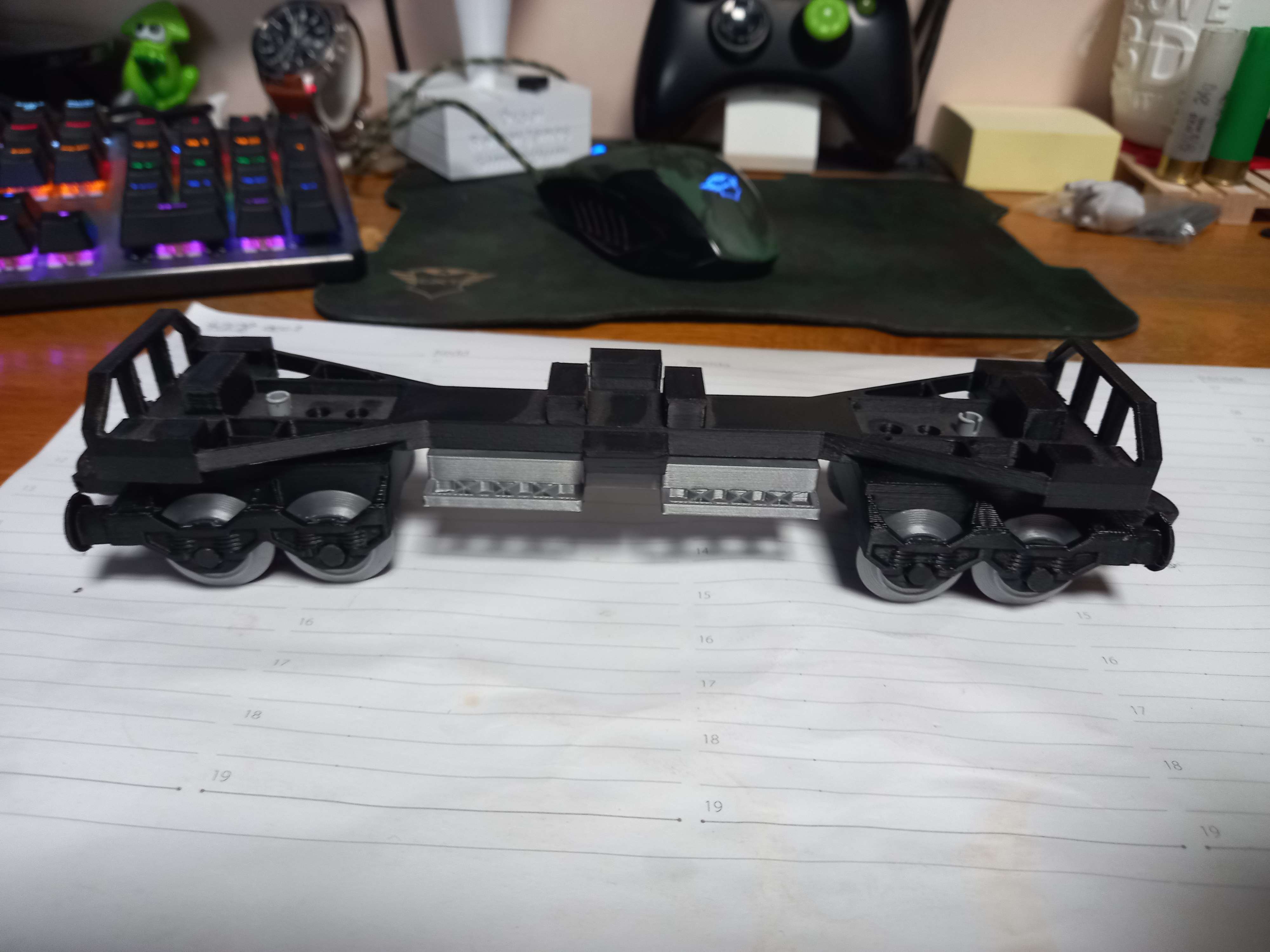 Lego train container car