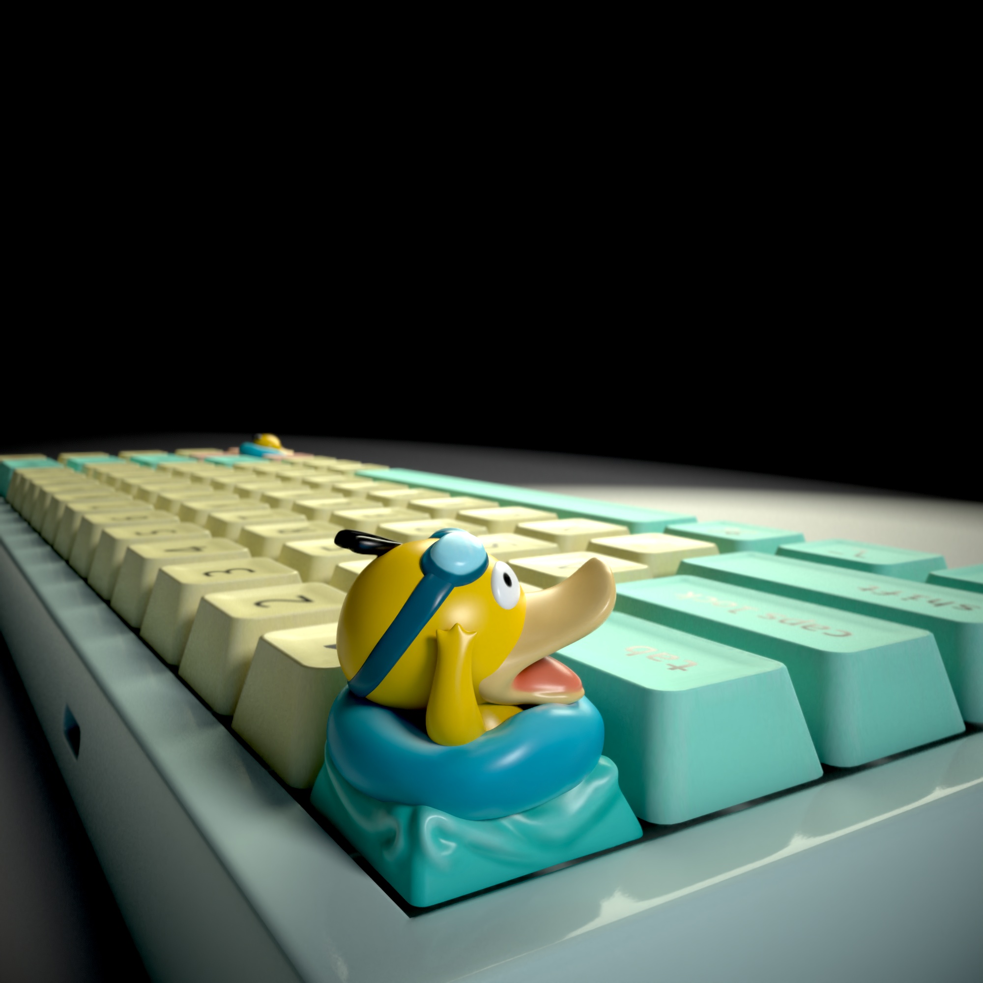 Psyduck Keycap
