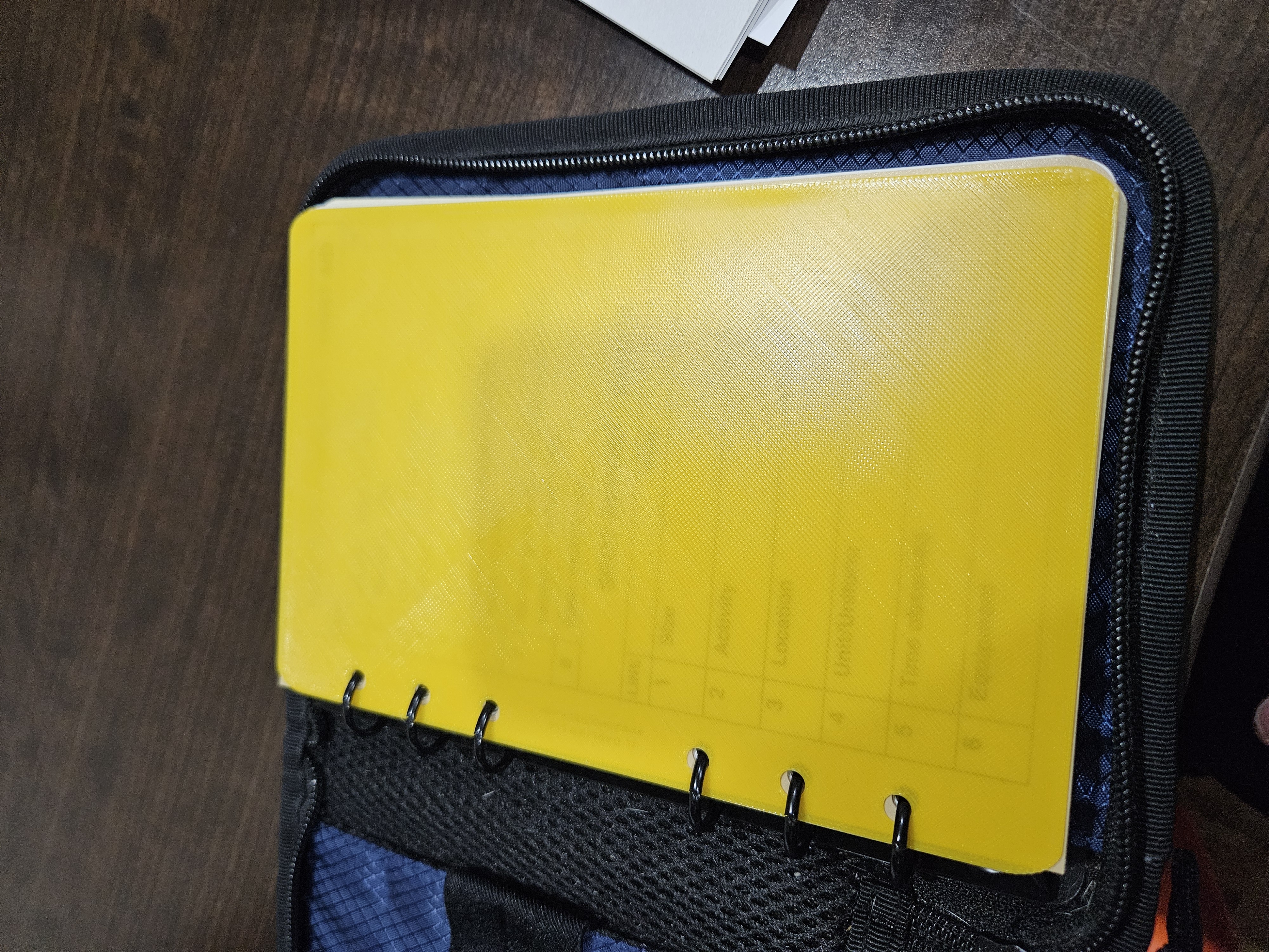 Binder divider/cover for Rite in the Rain small 6 hole binder.