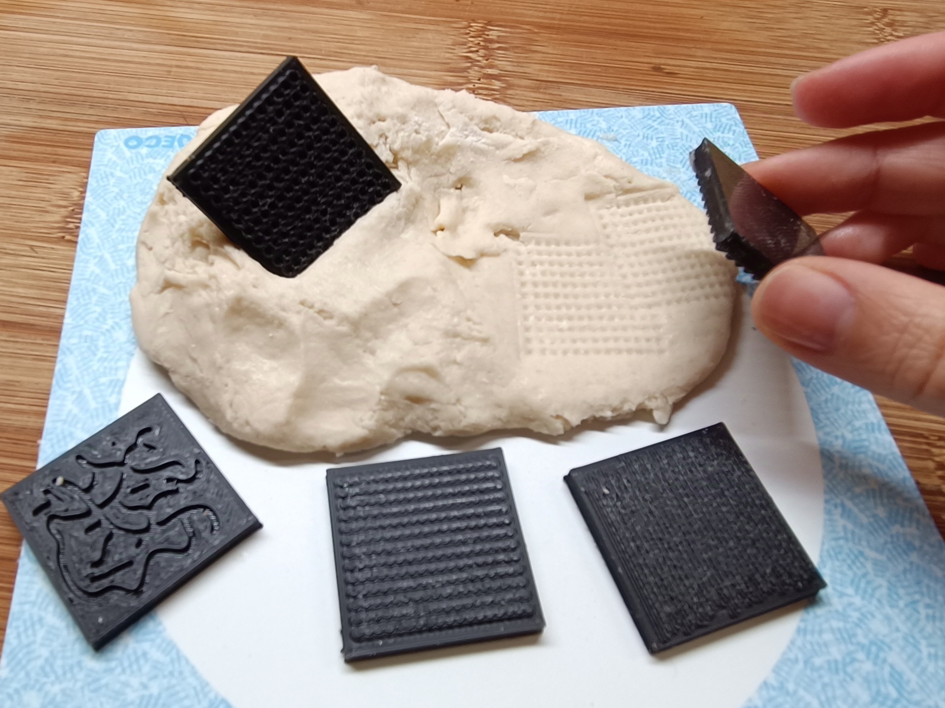 Texture Plates for Clay, Playdough & Salt Dough