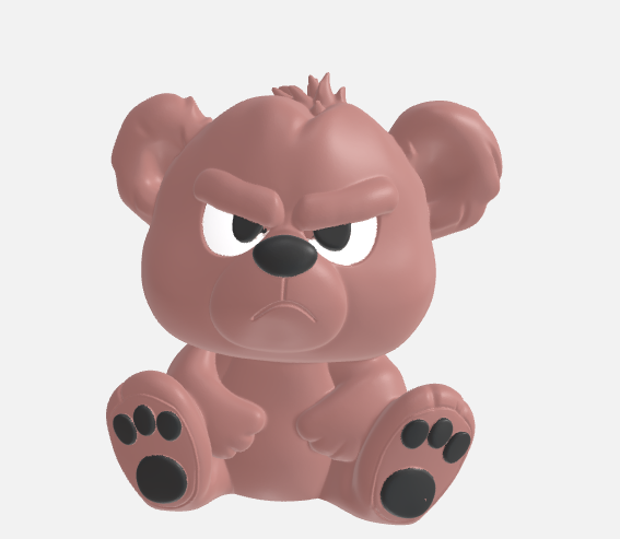 Miniatura 2 do modelo 3D Grumpy Bear – From the "Grumpy Animals" Series