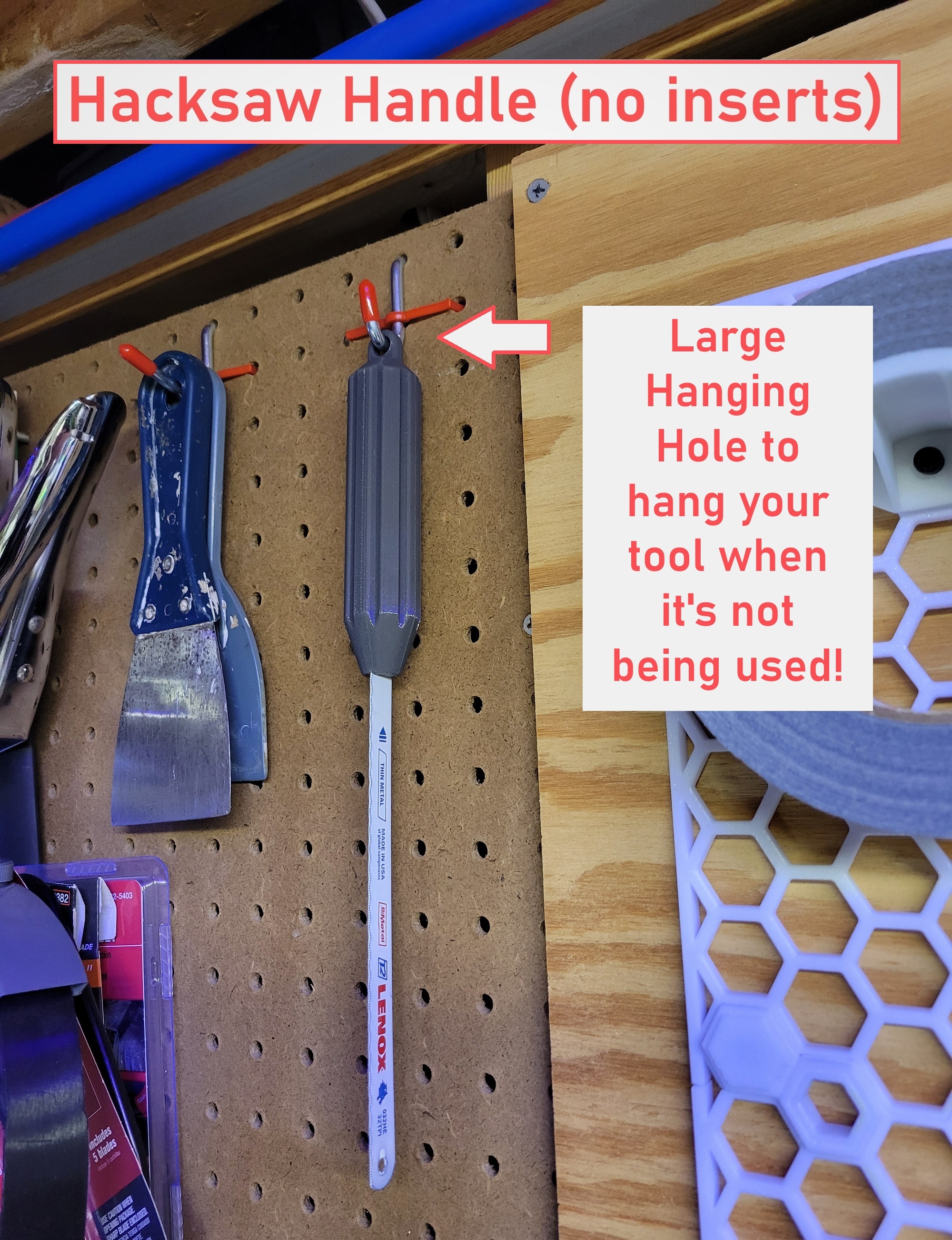Hacksaw Handle (no inserts) — thumbnail 5