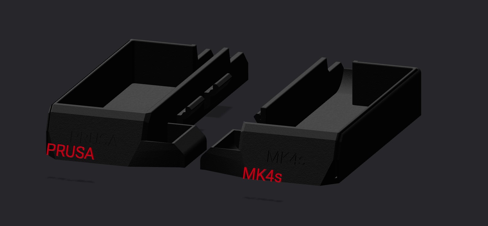 Prusa MK4s Side Bin with print sheet slot and usb drive slots (wip)