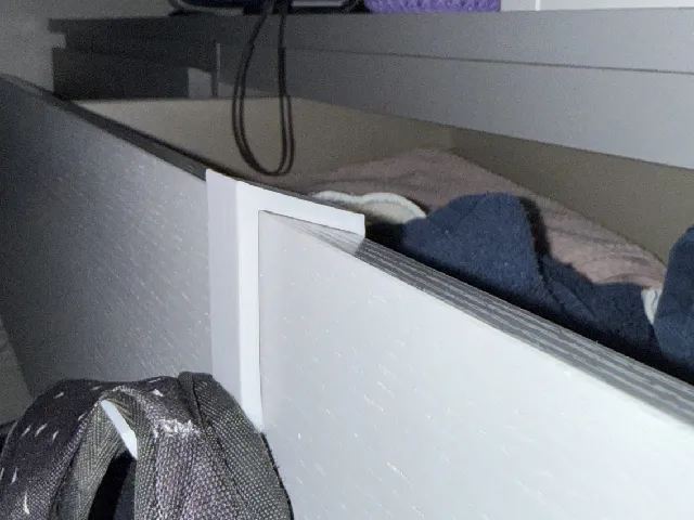 Ikea MALM - Drawer Hook Hanger (No gap)