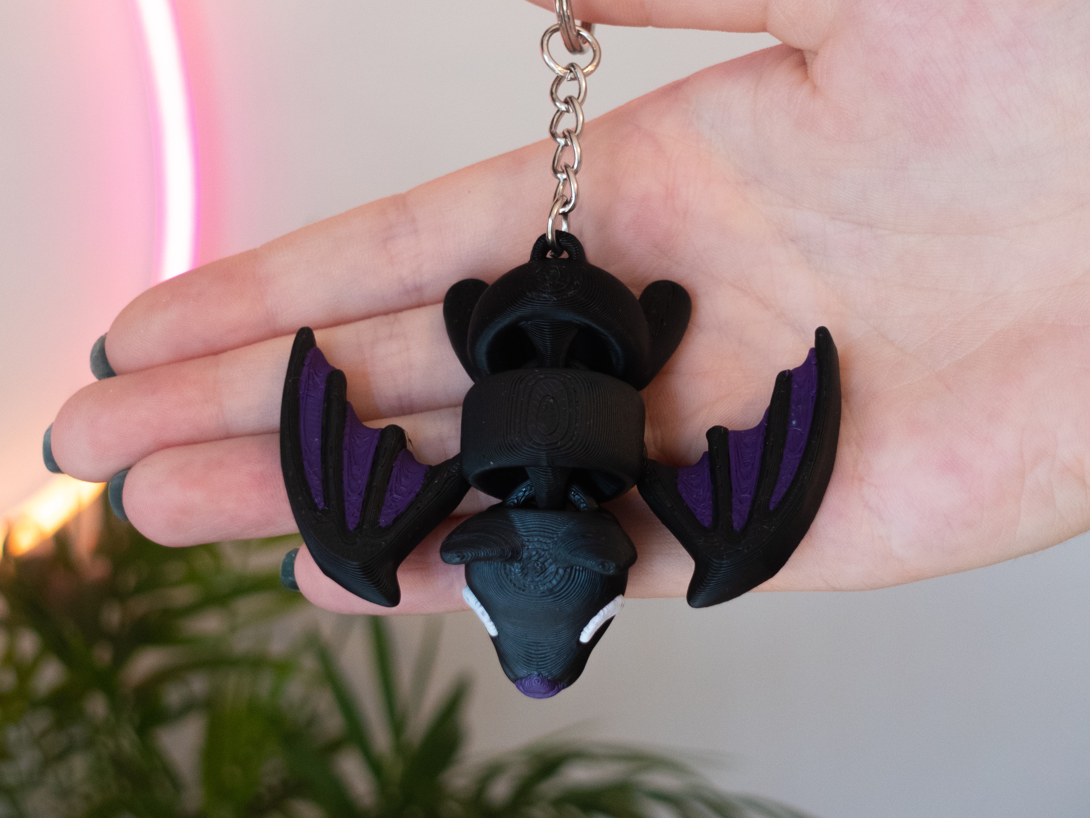 Miniatura 3 do modelo 3D Flexi Bat (+Keychain)