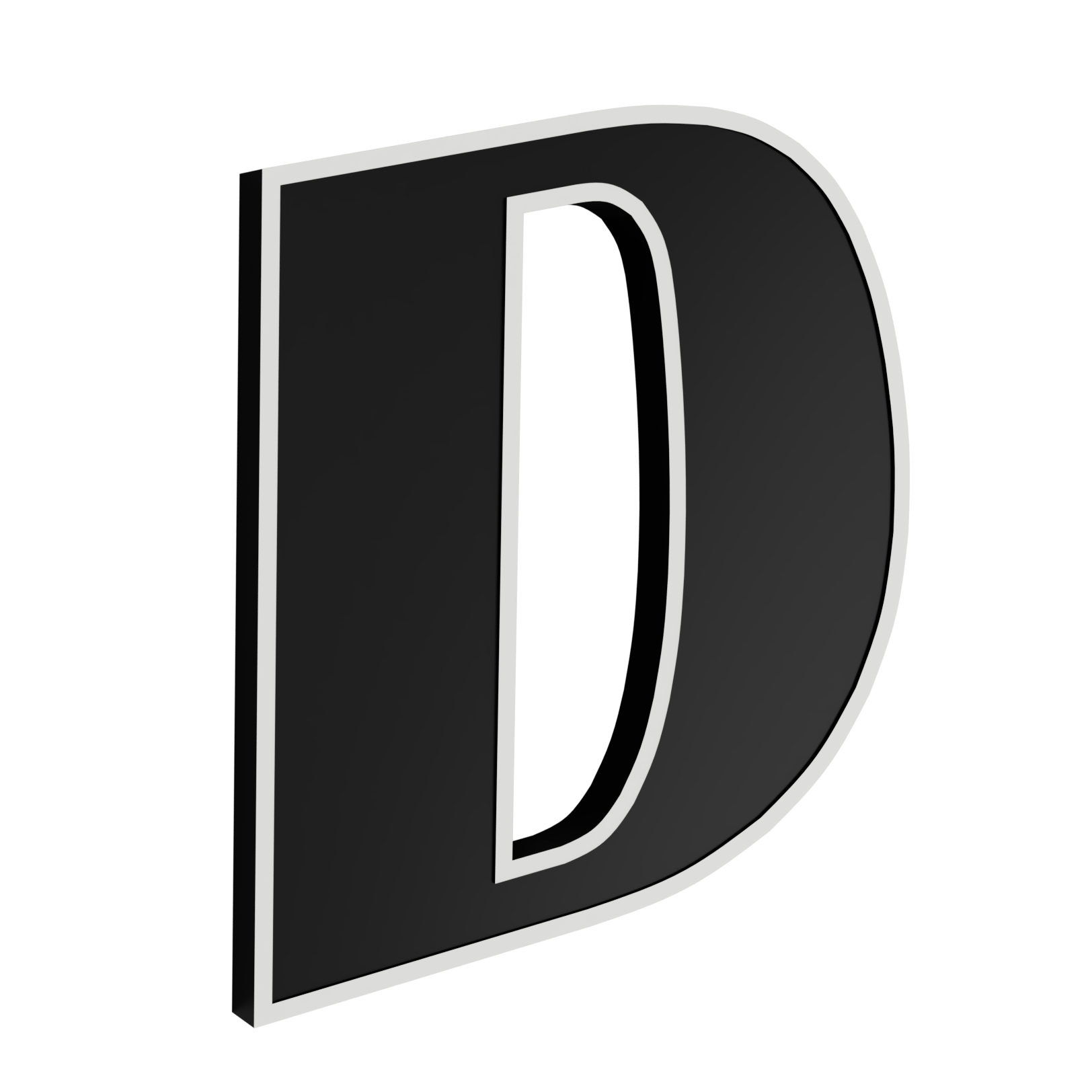 V2 House Letter D - 180mm