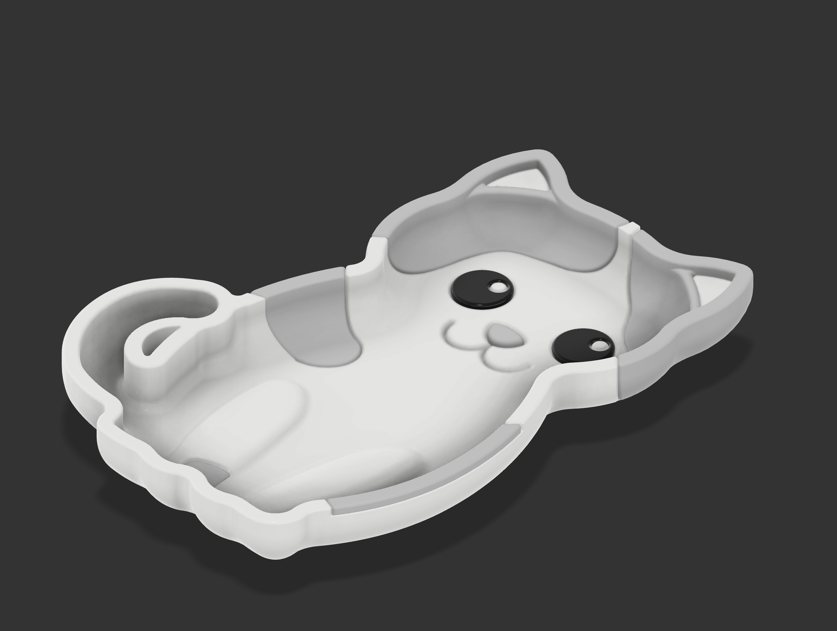 Cat Tray - Single Extruder - Dual/Triple+ Color