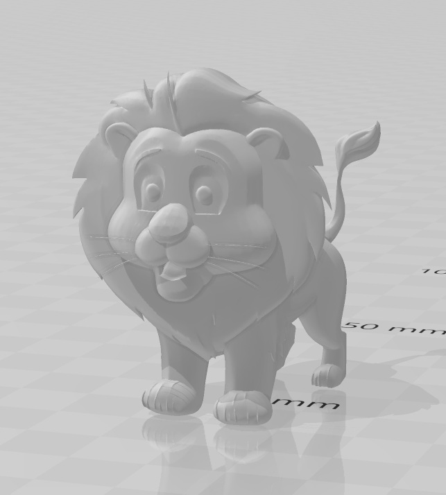 Cute animated lion — miniatura 2