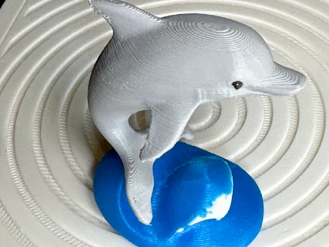 Jumping Dolphin REMIX with Color