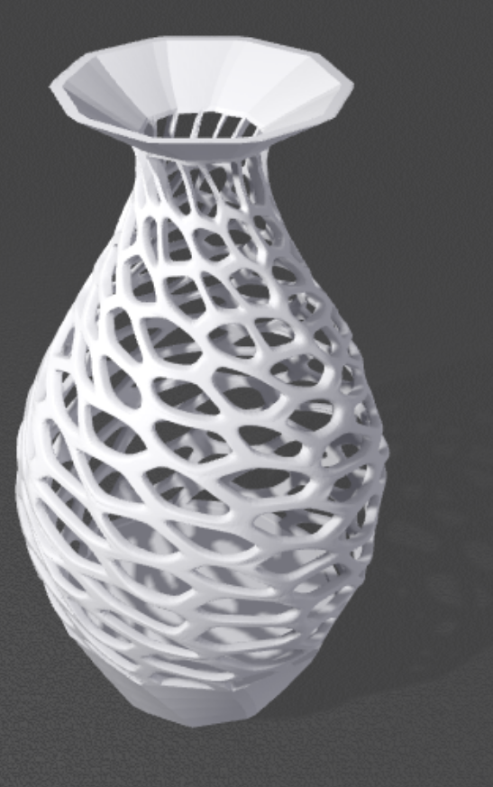 Elegant 3D-Printed Lattice Vase — thumbnail 2