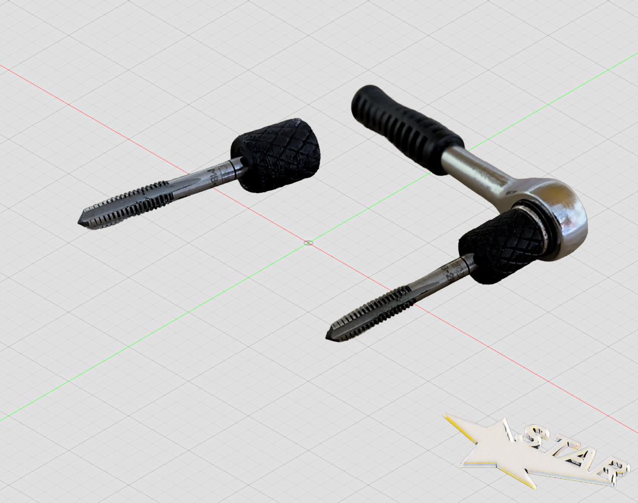 Griff vierkant 5 mm/ handle square 5 mm