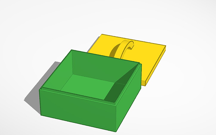 Square box with lid