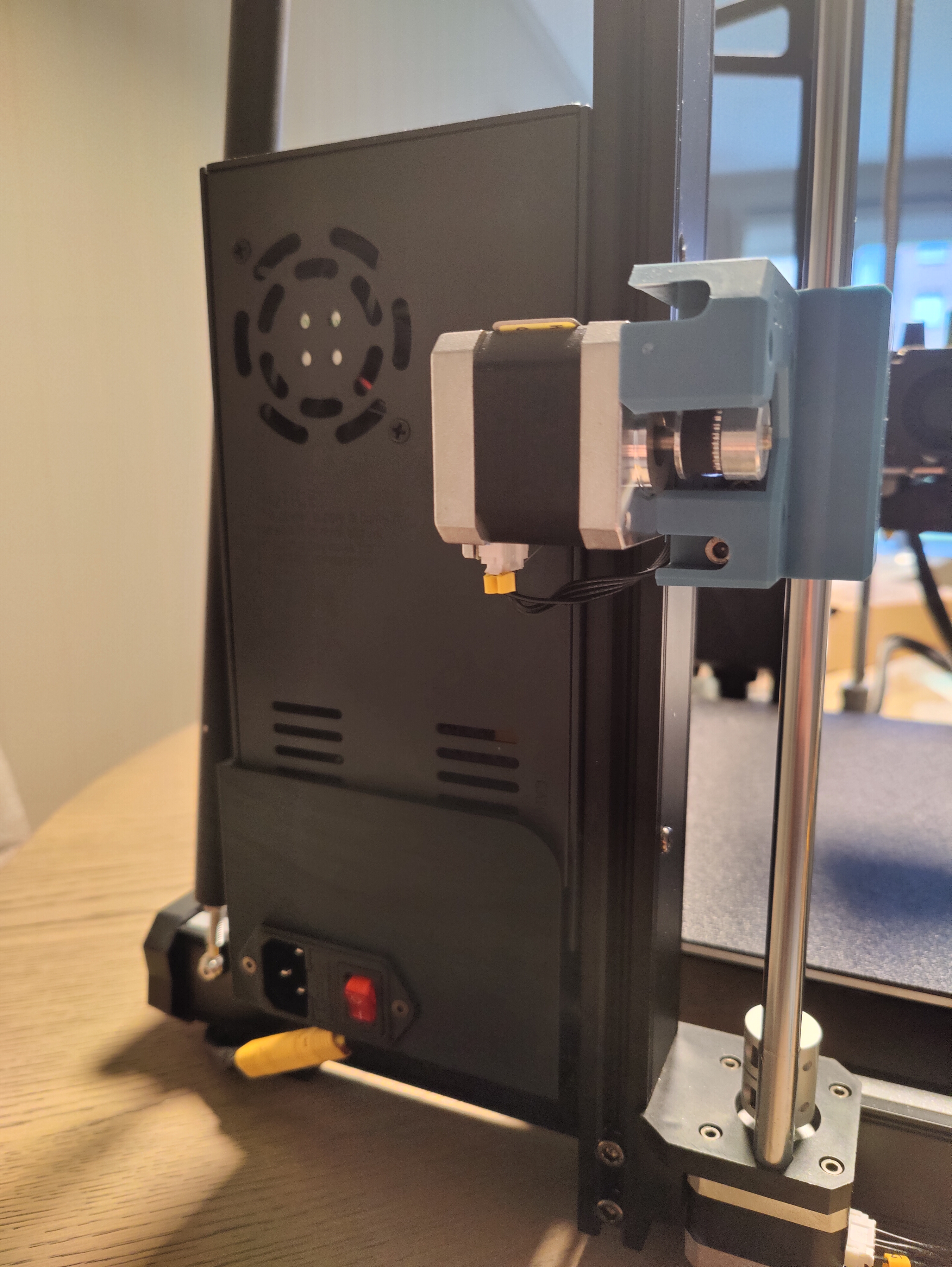 Inverted PSU bracket for SV06 ACE