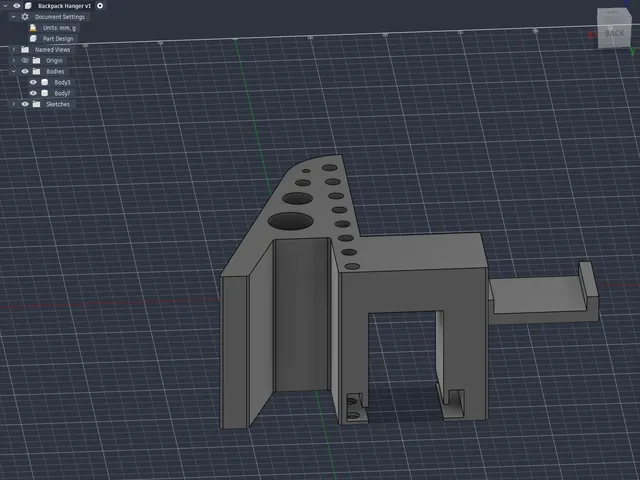 Backpack hanger