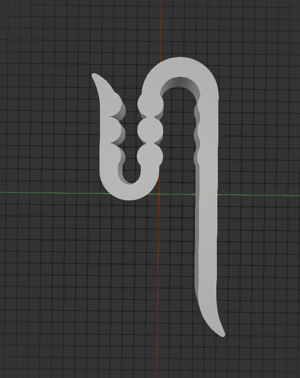Clips filament bobine 3D model