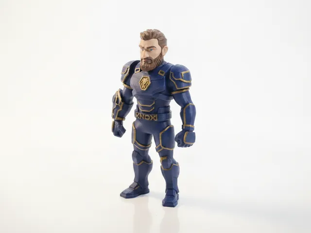 Knox Armored Warrior Figurine 3D Printable