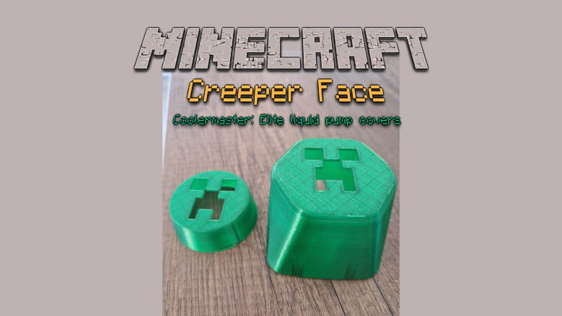 Creeper face Coolermaster: Elite liquid pump covers