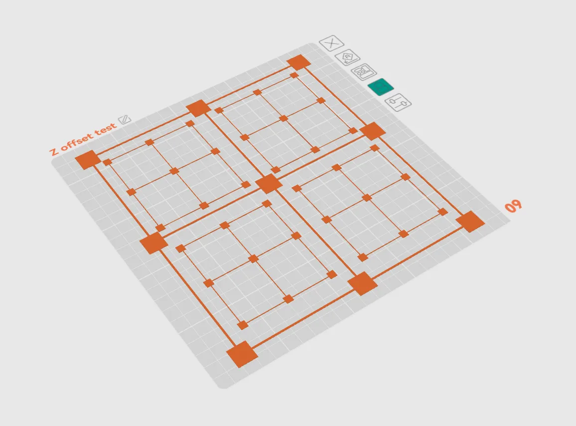 Neptune 4 Bed Level Test – 1-Layer Print for Z-Offset & Corner