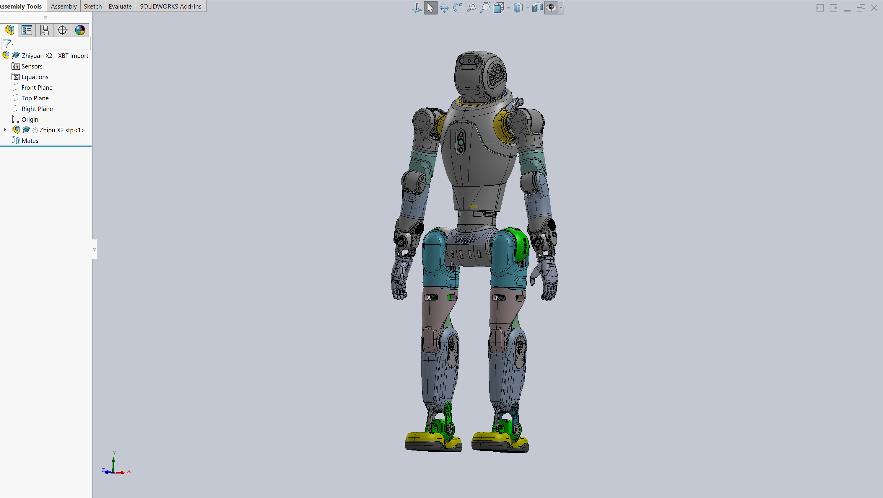 Agibot X2 (Solidworks Files)