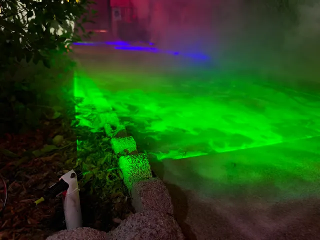 Laser Line Module mount for PVC Pipe (Halloween Fog)