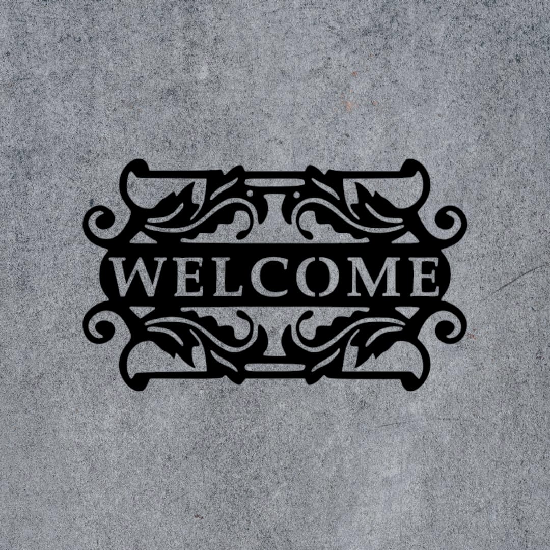 Cartel de bienvenida