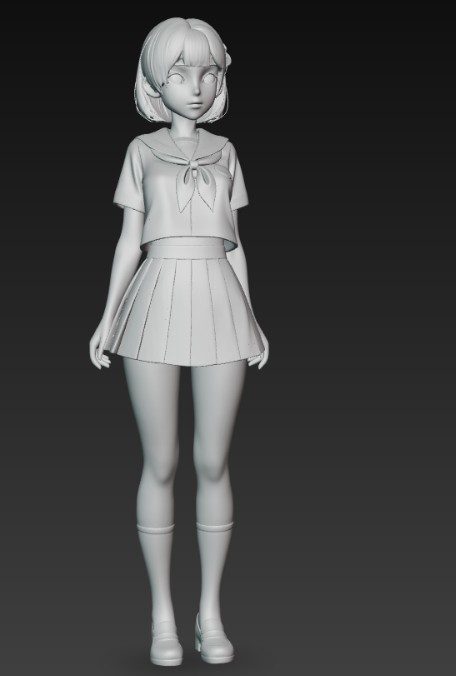 anime school girl — thumbnail 4