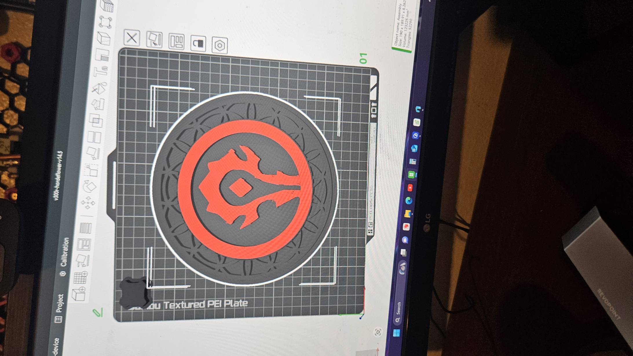 Horde Banner ATX case window