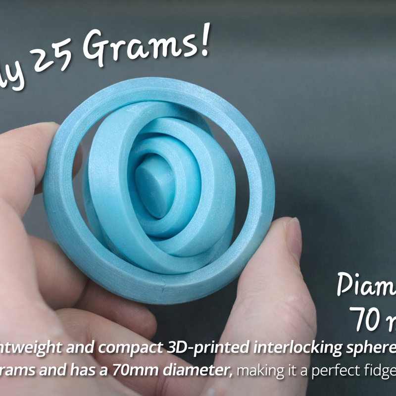 Gyro Fidget Toy – Print-in-Place by LB print | Download free STL model ...