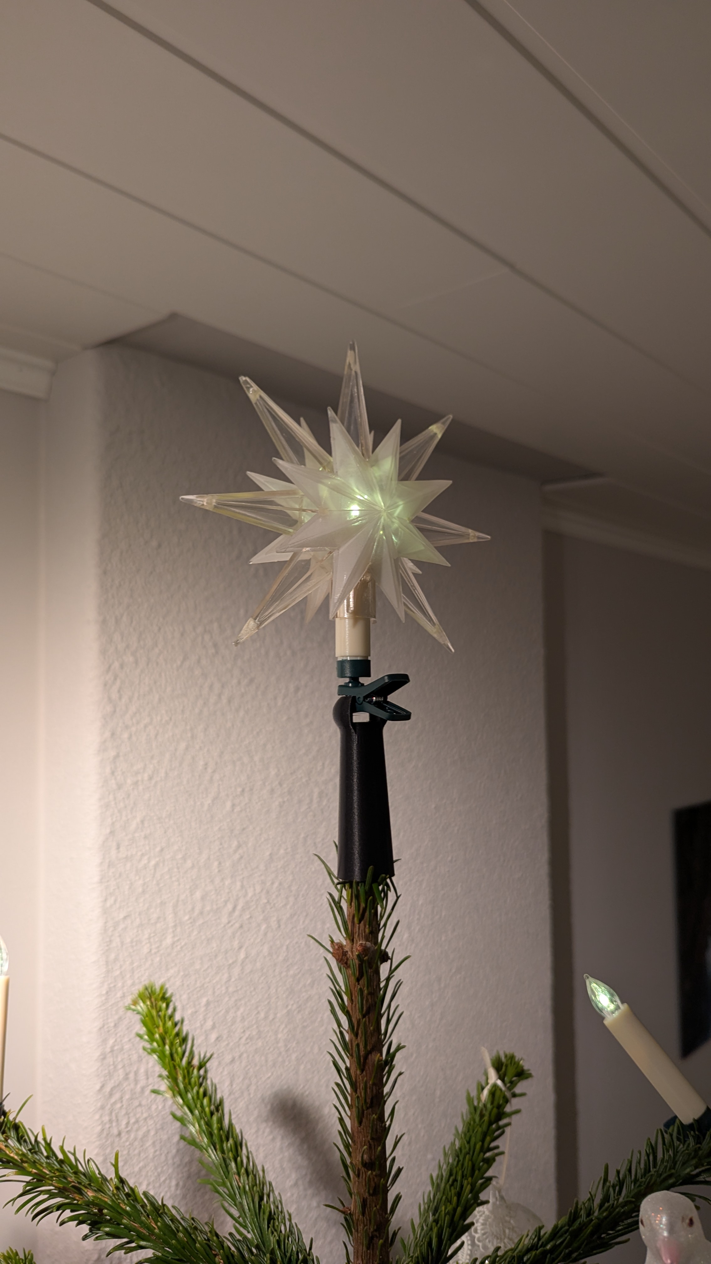 Christmas tree topper adapter