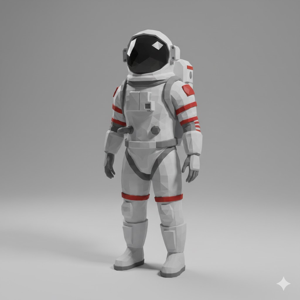 Low Poly Astronaut