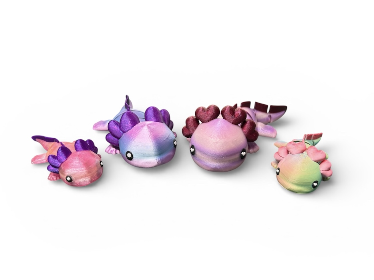 Articulated Axolotl and Heart Axolotl
