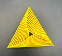 Intersecting triangle fidget Toy
