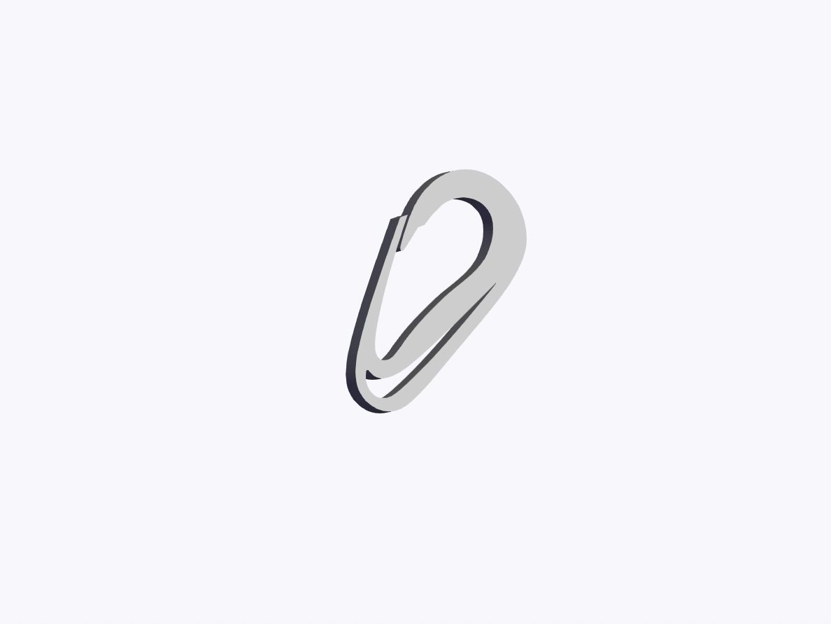 O Hook Carabiner Link (11) Skinny Flexible Clasp v2