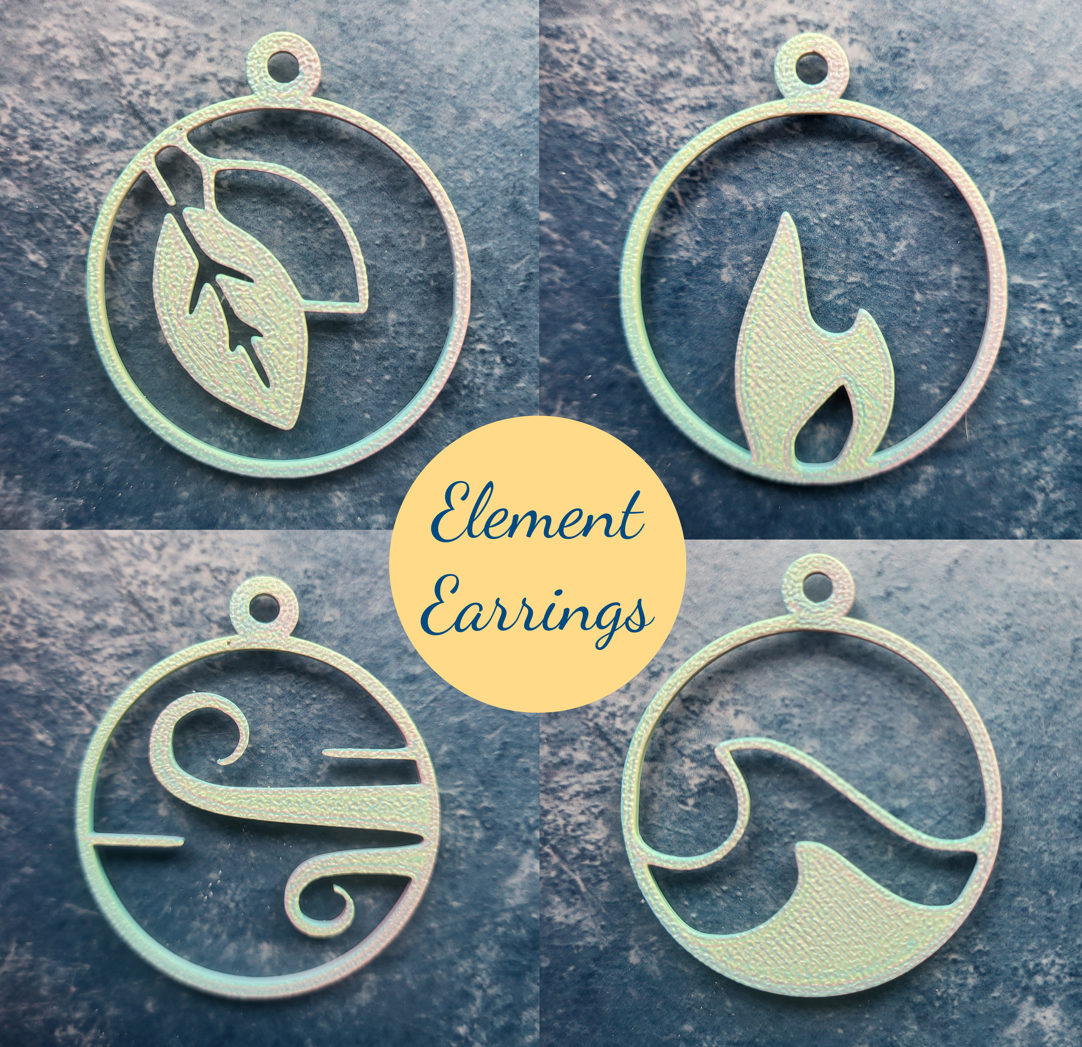 Earrings - 036 - Easy Print