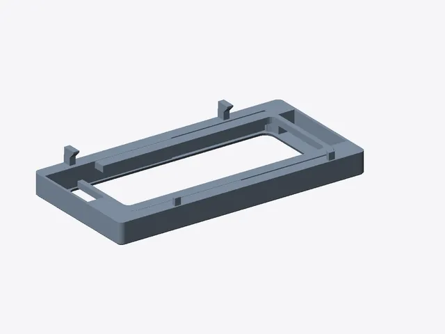 OnePlus 7T Pro kiosk frame for IKEA Skadis (wall dashboard)
