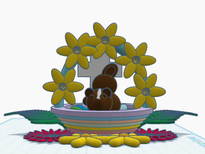 easter guinea pig