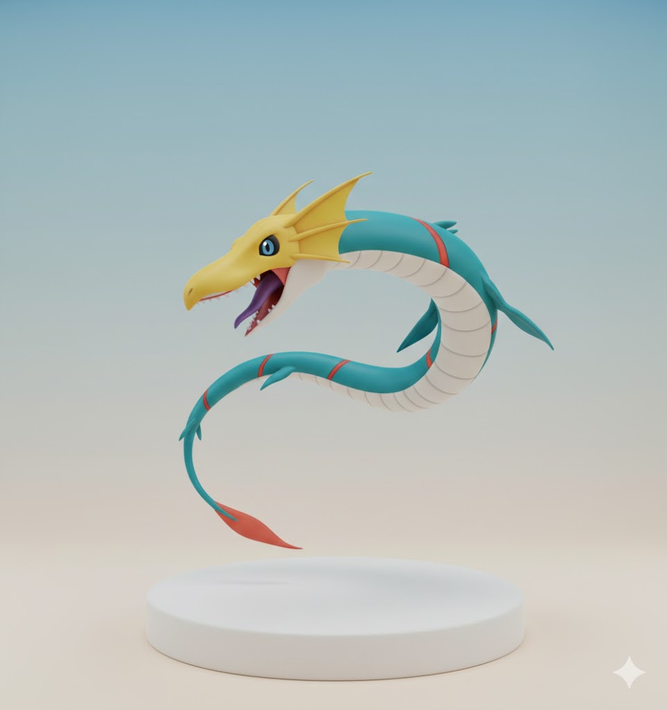 Seadramon Digimon Creature Model