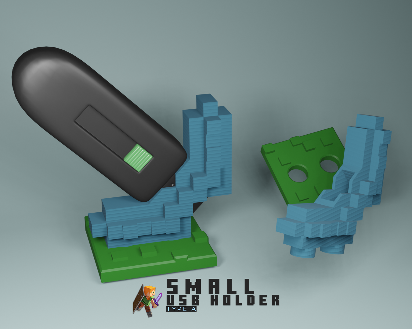 Minecraft USB Holder — miniatura 2