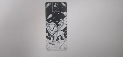 Steampunk Leo Winged Lion King Card